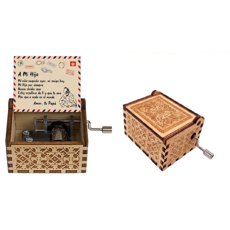 GENERICO - Caja musical DEDICATORIA PADRE A HIJO