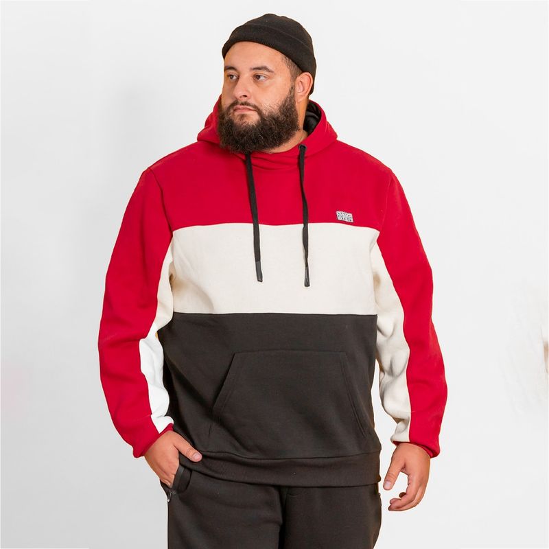 GANGSTER - Polerón Hoddie Fleece Journal Rojo Gangster