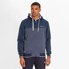GANGSTER - Polerón Fullzipper Fleece Cord Azul