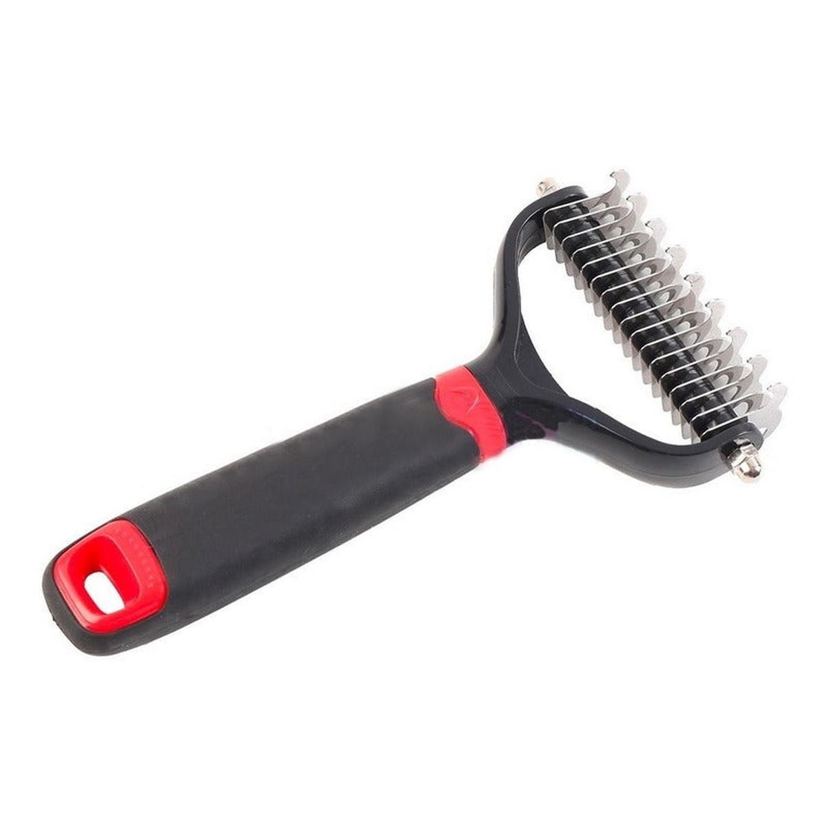 GENERICO - Cepillo Corta Nudos Rasqueta Para Mascotas perros y gatos - Blanco - 18793-Rojo-1