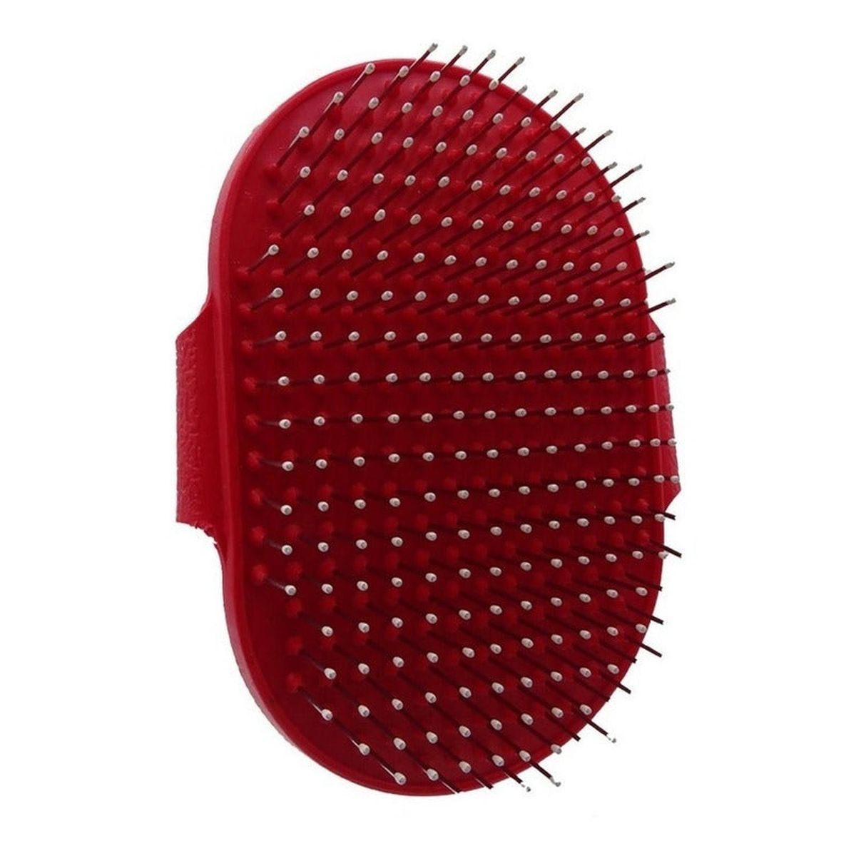 GENERICO - Cepillo Cerdas Metalizadas De Mano Para Mascota - Blanco - 17986-ROJO-1