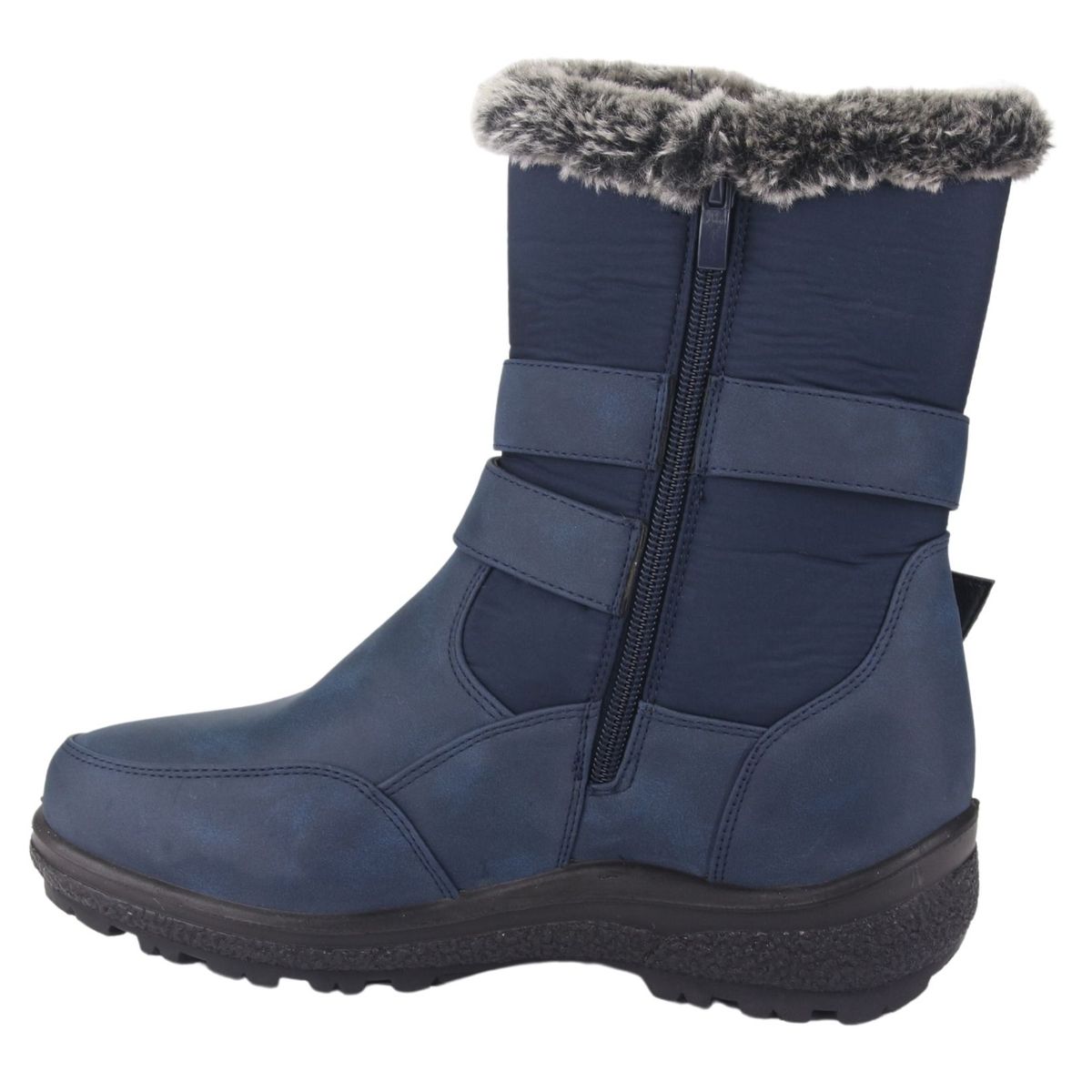 CHALADA - Botin Mujer Azul Marino Casual Chalada Winter-7