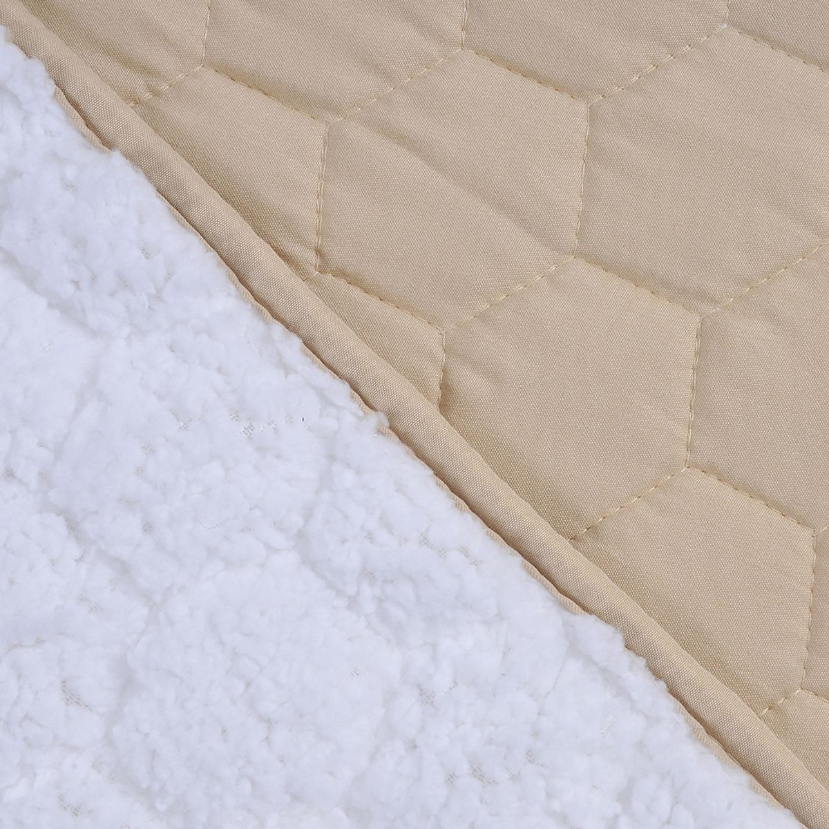 MASHINI - Quilt Sherpa King Beige