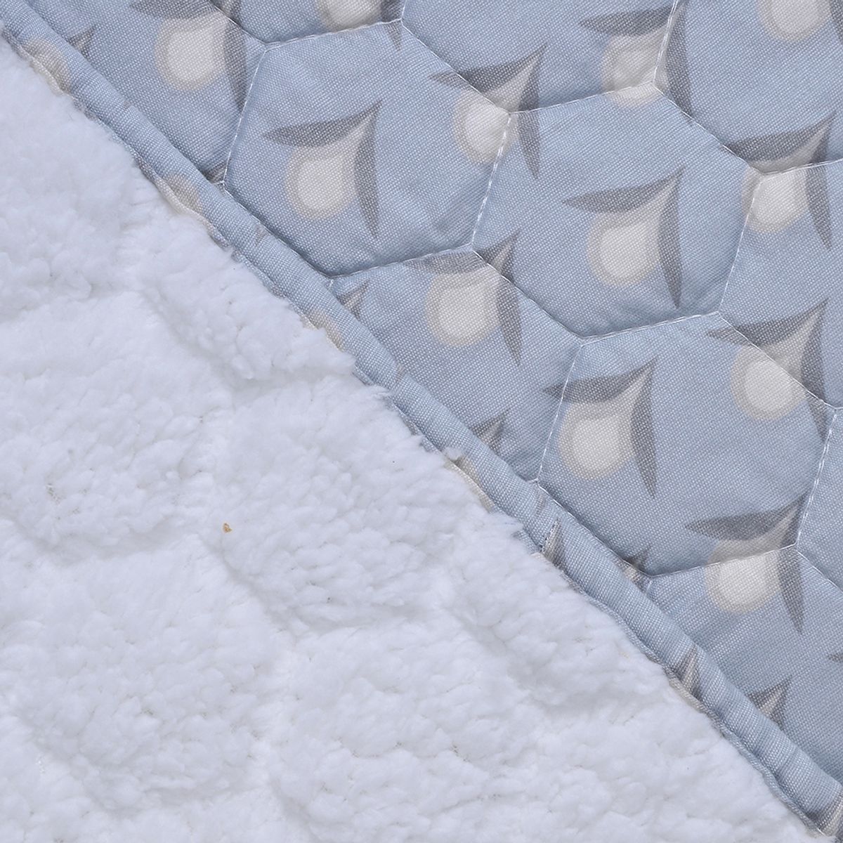 MASHINI - Quilt Sherpa Est. Super King Granito