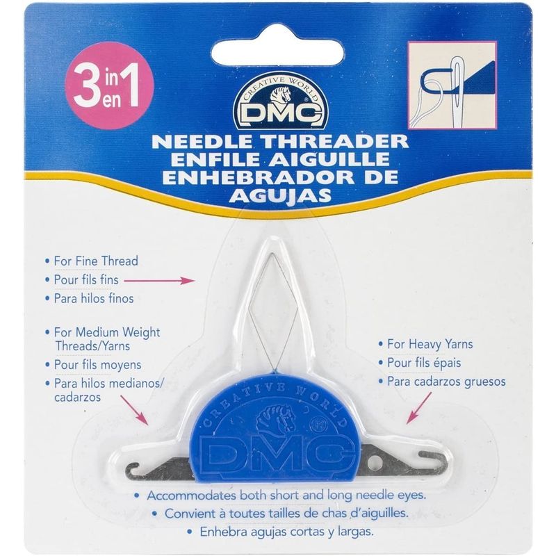 DMC - DMC Enhebrador de agujas 3 en 1 universal 6112/6