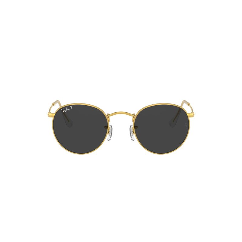 RAY BAN - Lentes de Sol Round Metal Gold Polarizados