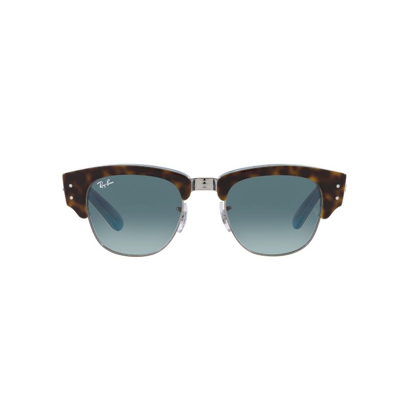 RAY BAN - Lentes de Sol Mega Clubmaster Havana On Blue On Gunmetal