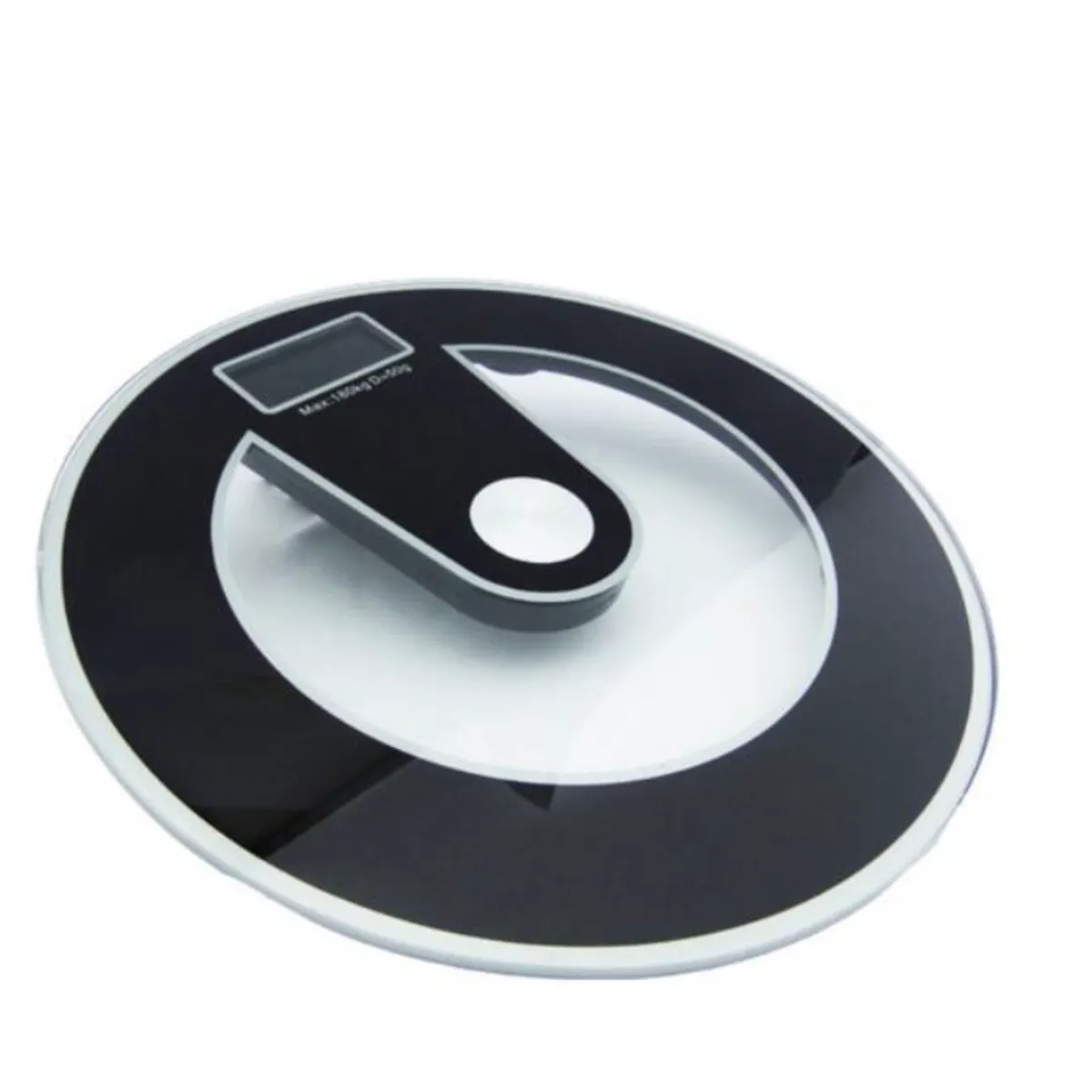 GENERICO - Balanza Pesa Digital Baño Vidrio Balanza Digital De Baño Redonda