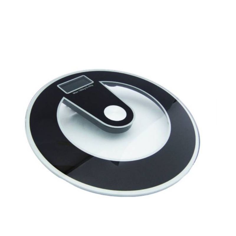 GENERICO - Balanza Pesa Digital Baño Vidrio Balanza Digital De Baño Redonda