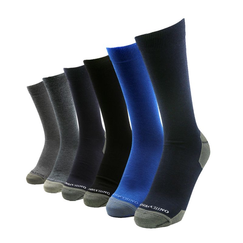 GIOVACCHINO - Pack de 6 Calcetines Bambú con Fibra de Cobre Hombre