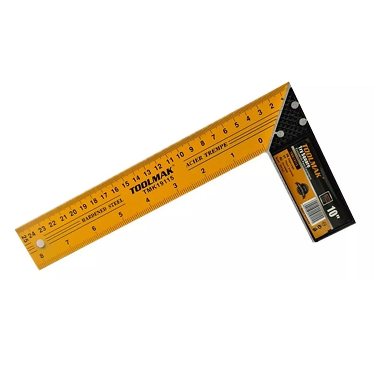 GENERICO - Escuadra Carpintero Esquina 10 Pulgadas Acero Templado Tmk