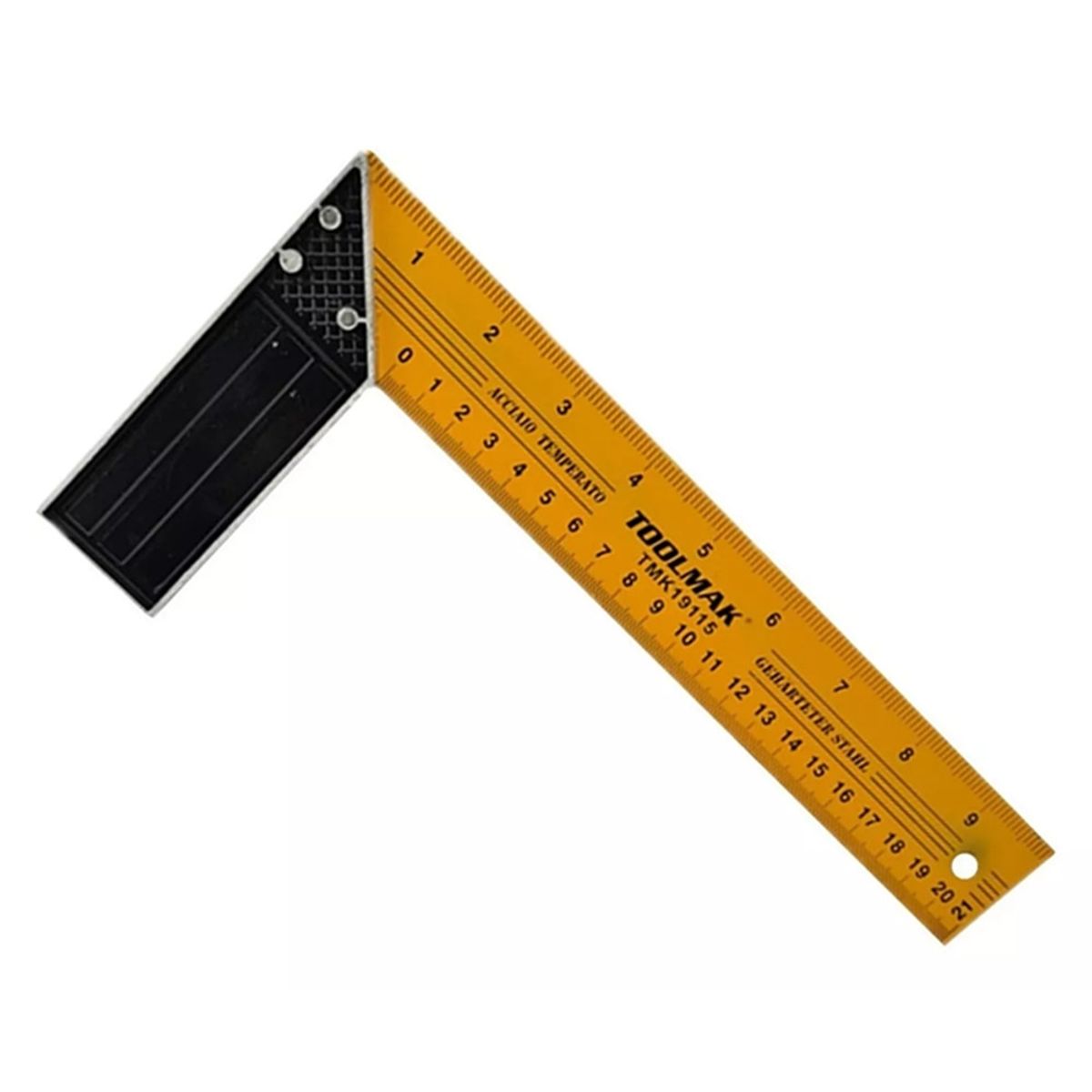 GENERICO - Escuadra Carpintero Esquina 10 Pulgadas Acero Templado Tmk