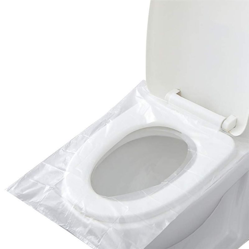 GENERICO - 50 Fundas plásticas desechables para tapa de inodoro