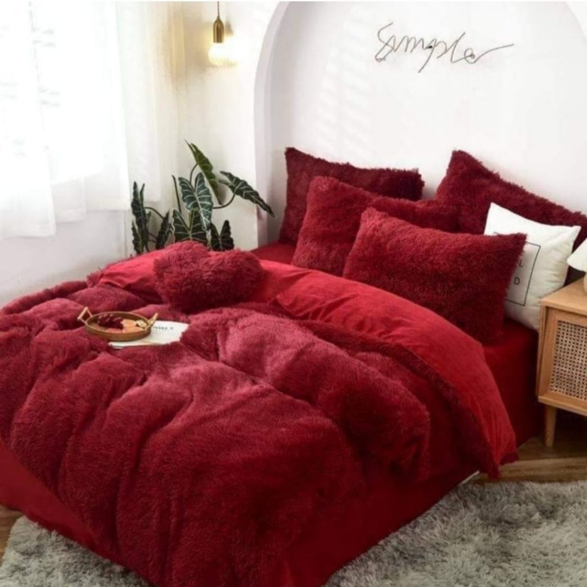 GENERICO - Cobertor de invierno peludos con chiporros 2 plazas