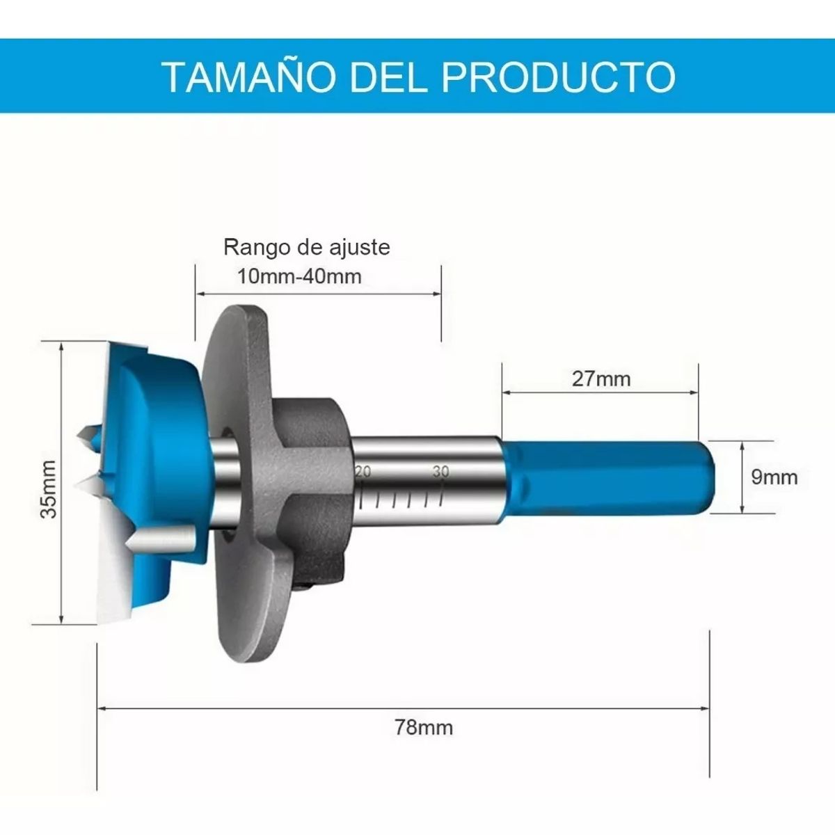KUANGYE - Guía De Perforación De Bisagra Para Taladros De Madera Y Abr