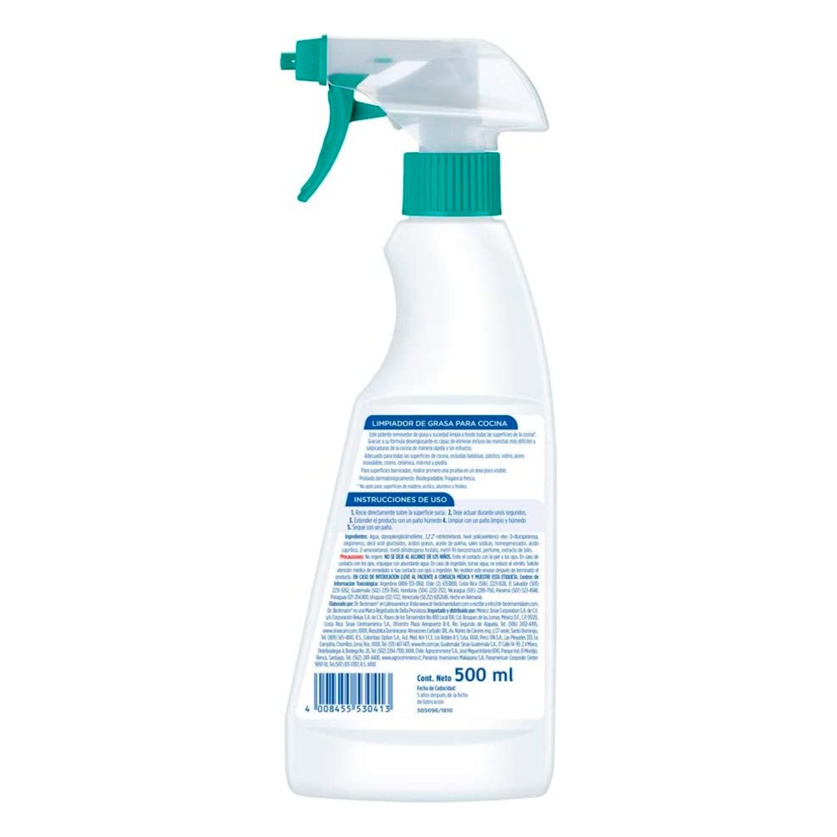 DR BECKMANN - Dr. Beckmann Limpiador de Grasa Para Cocina 500 ml
