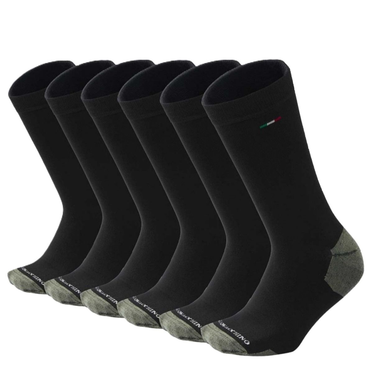 GIOVACCHINO - Calcetines Bambú con Fibra de Cobre Hombre Pack 6