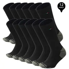 GIOVACCHINO - Pack de 12 Calcetines Bambú con Fibra de Cobre Hombre
