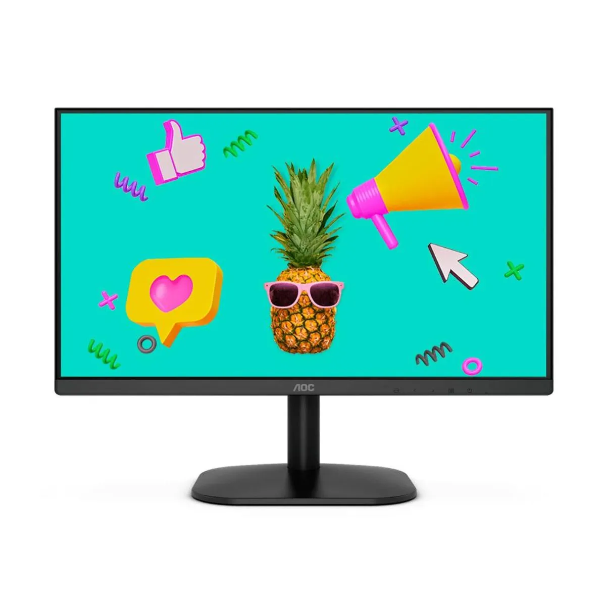AOC - Monitor 21,5” LCD / 75 HZ / PANEL VA / RESOLUCION 1920X1080/ 22B2HN