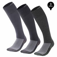 Pack de 3 Calcetines Compresion Bambú con Fibra de Cobre Hombre