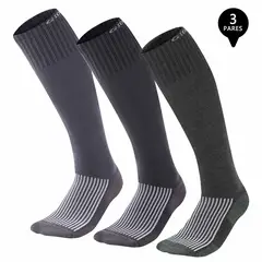 GIOVACCHINO - Pack de 3 Calcetines Compresion Bambú con Fibra de Cobre Hombre