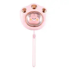 GENERICO - Calentador Manos Usb Guatero Bolsillo Reutilizable Kawaii Rosa