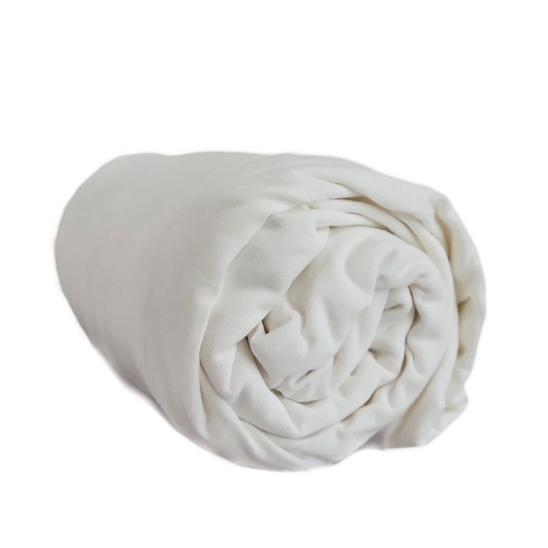 FARFALLINA - Sábana bajera cuna mediana crema