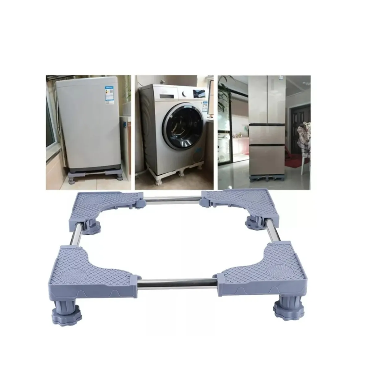 GENERICO - Base Soporte Multiusos Patas Cocinas Lavadoras Refrigerador