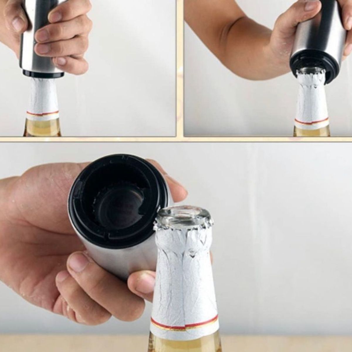 GENERICO - Destapador De Cervezas Botellas Automático Magnético