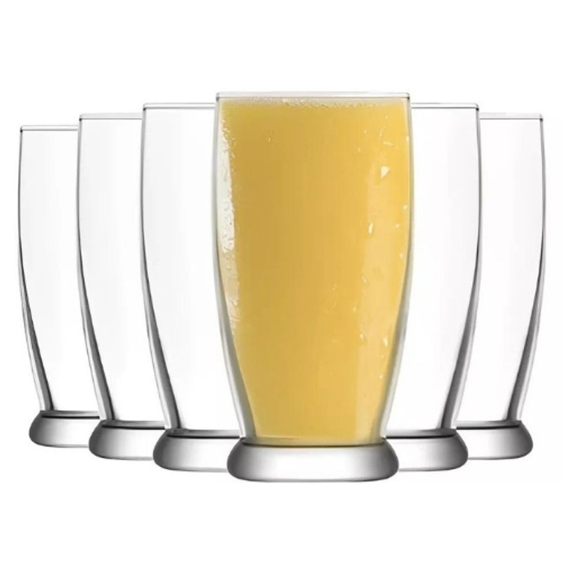 LAV - Set 6 Vasos Jugo Coctel Cerveza ROMA 350 ML LAV