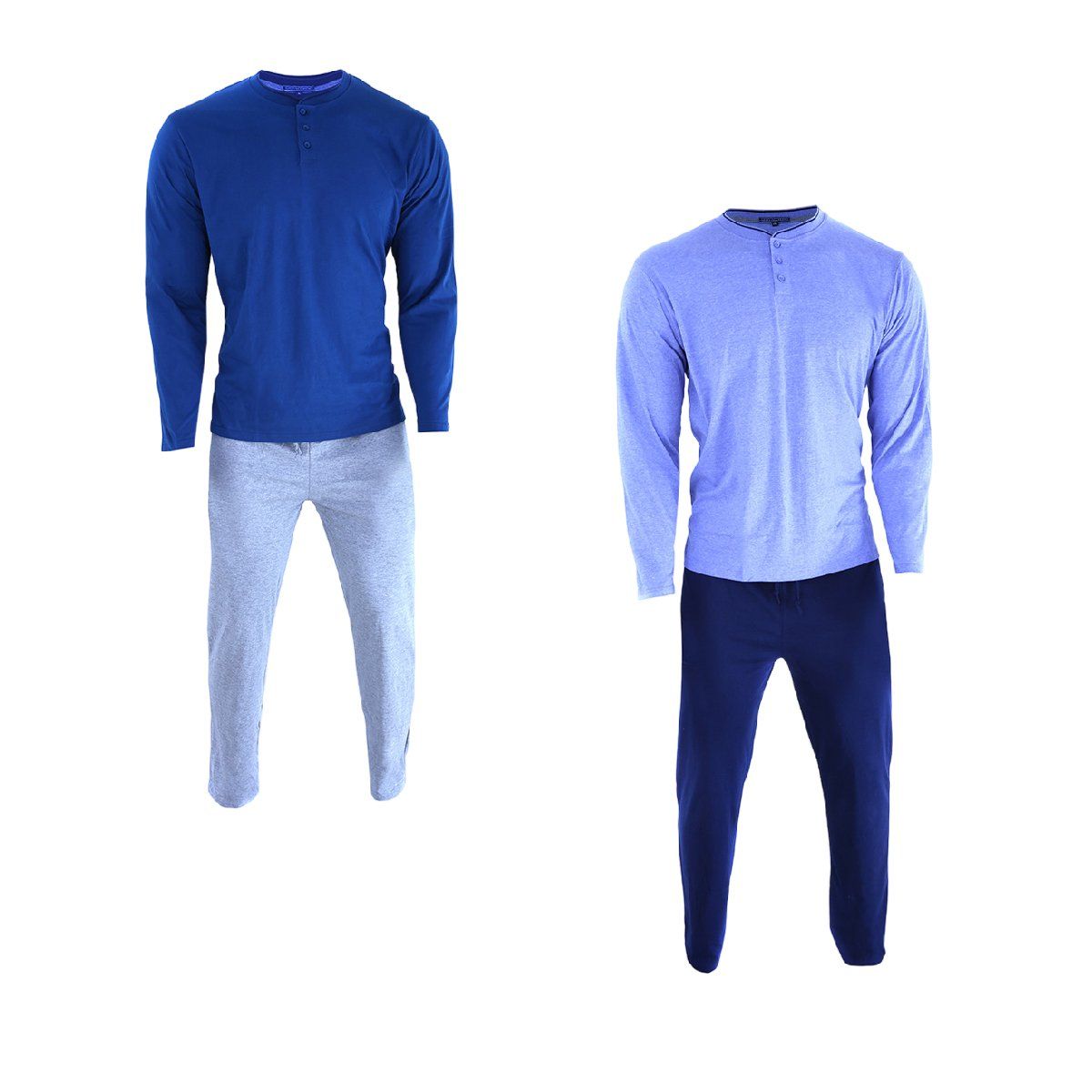 GIOVACCHINO - Pack de 2 Pijama Manga Larga Algodón Hombre