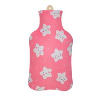 Guatero Thermicachile 1 Litro C/Funda Rosado Estrellas