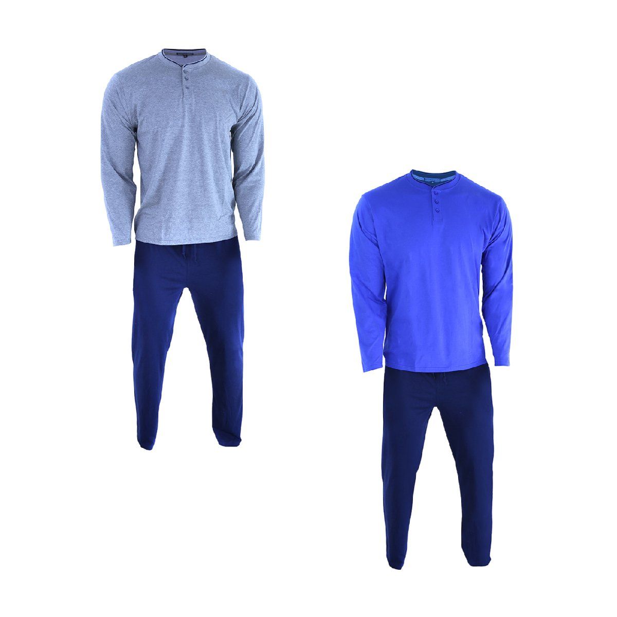 GIOVACCHINO - Pack de 2 Pijama Manga Larga Algodón Hombre