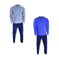 GIOVACCHINO - Pack de 2 Pijama Manga Larga Algodón Hombre