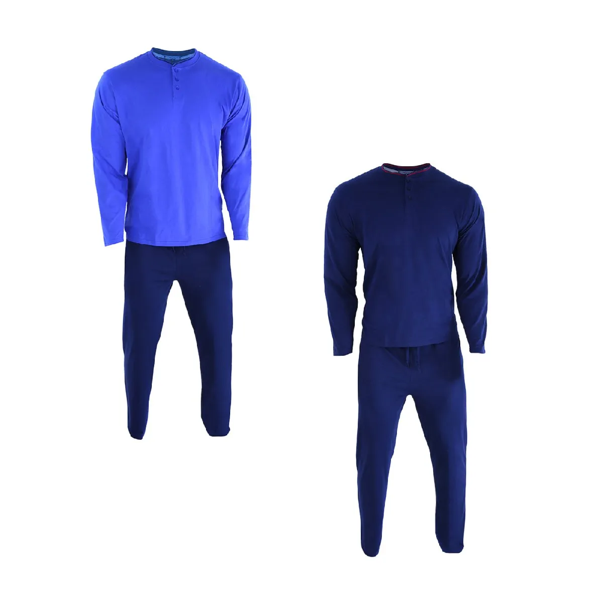 GIOVACCHINO - Pack de 2 Pijama Manga Larga Algodón Hombre