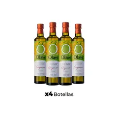 OLAVE - Aceite de Oliva extra virgen Organico 4 x 500 ml