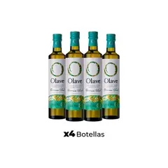 OLAVE - Aceite de Oliva extra virgen Premium 4 x 500 ml