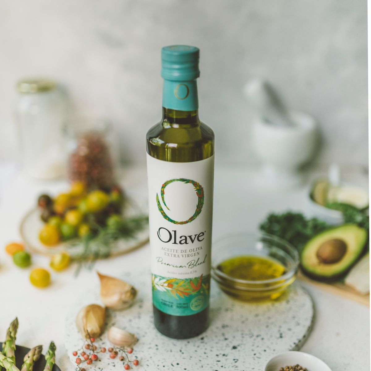 OLAVE - Aceite de Oliva extra virgen Olave Premium 4 x 500 ml