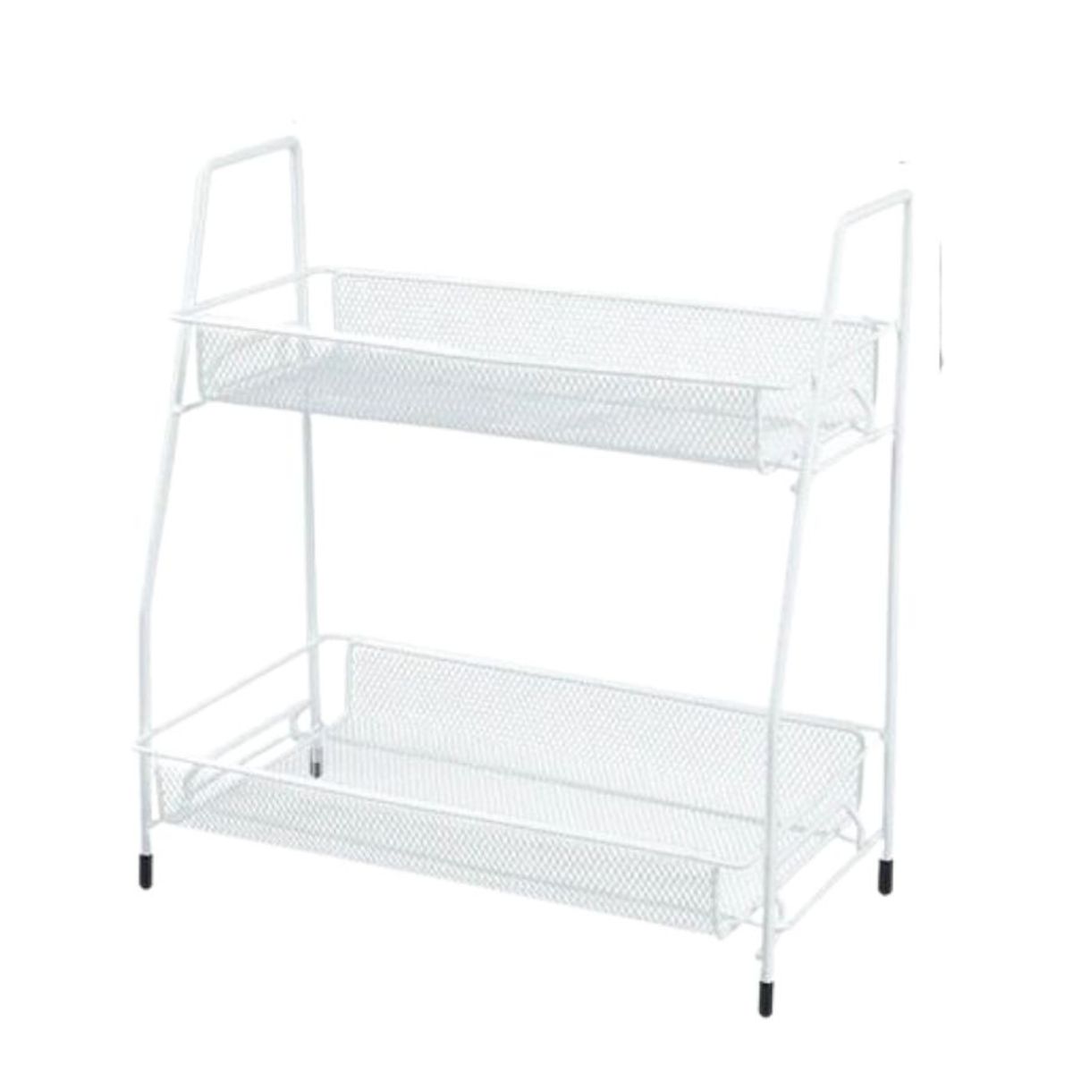 GENERICO - Estante Organizador de Metal para Baños Cocina Soporte Blanco