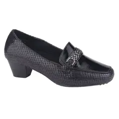 CHALADA - Zapato Mujer Negro Casual Flexi-3