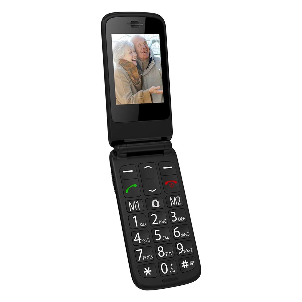 MLAB - Celular Senior Adulto Mayor Mlab 4G-3G SOS 2,8 Pulgadas Shell