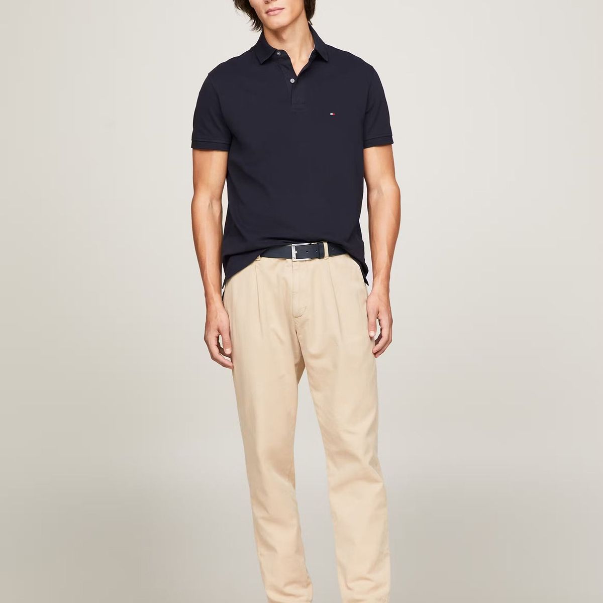 TOMMY HILFIGER - Polo Essential Regular Fit Azul Tommy Hilfiger