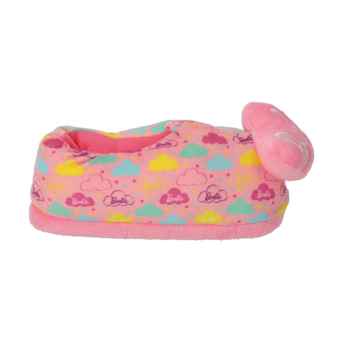 BARBIE - PANTUFLAS 3D BARBIE INFANTIL ROSADO