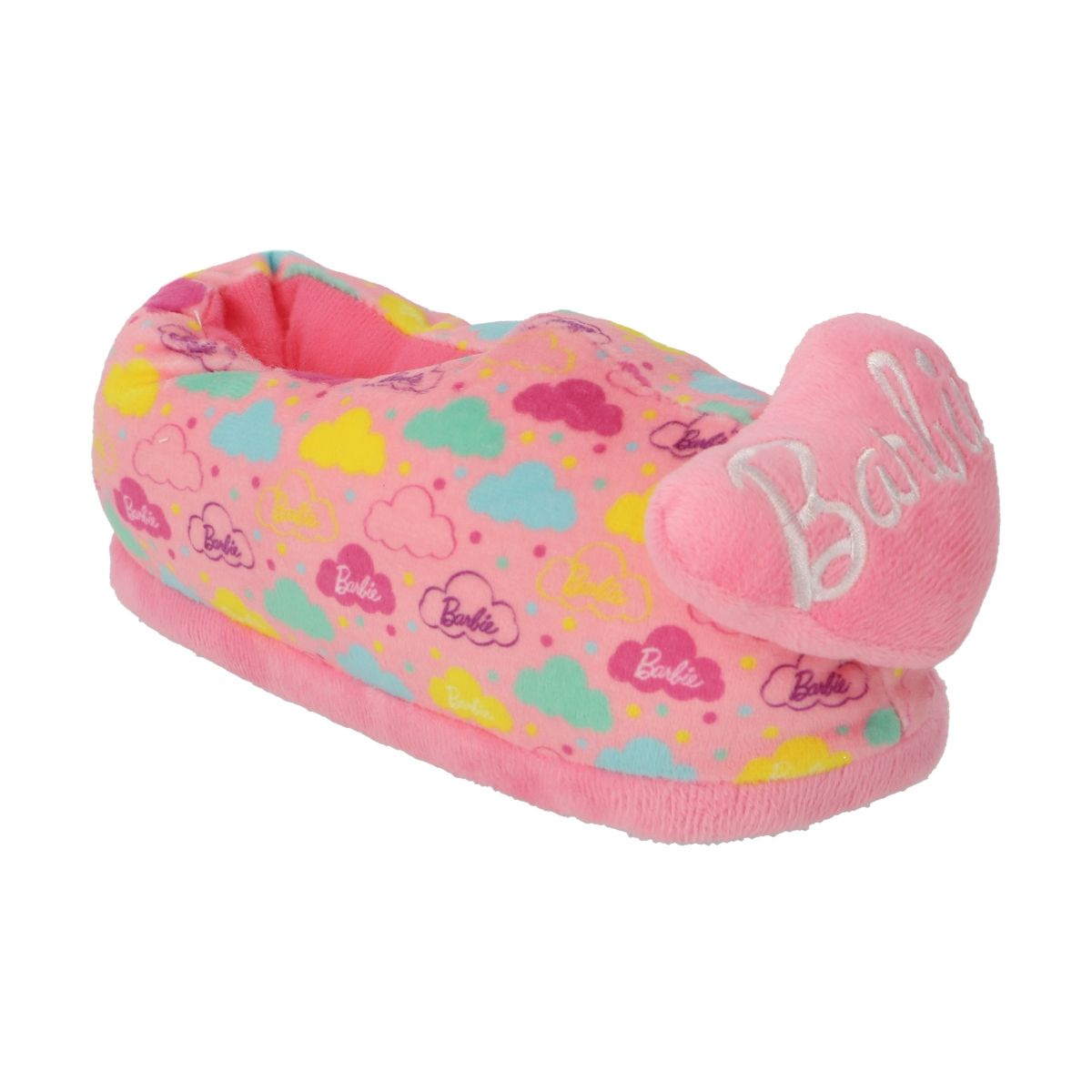 BARBIE - PANTUFLAS 3D BARBIE INFANTIL ROSADO