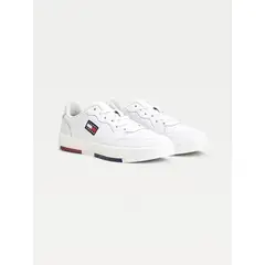 TOMMY HILFIGER - Zapatillas Cupsole Con Logo Blanco