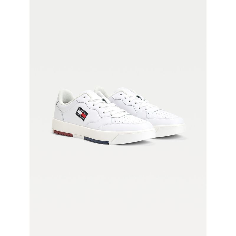 TOMMY HILFIGER - Zapatillas Cupsole Con Logo Blanco Tommy Hilfiger