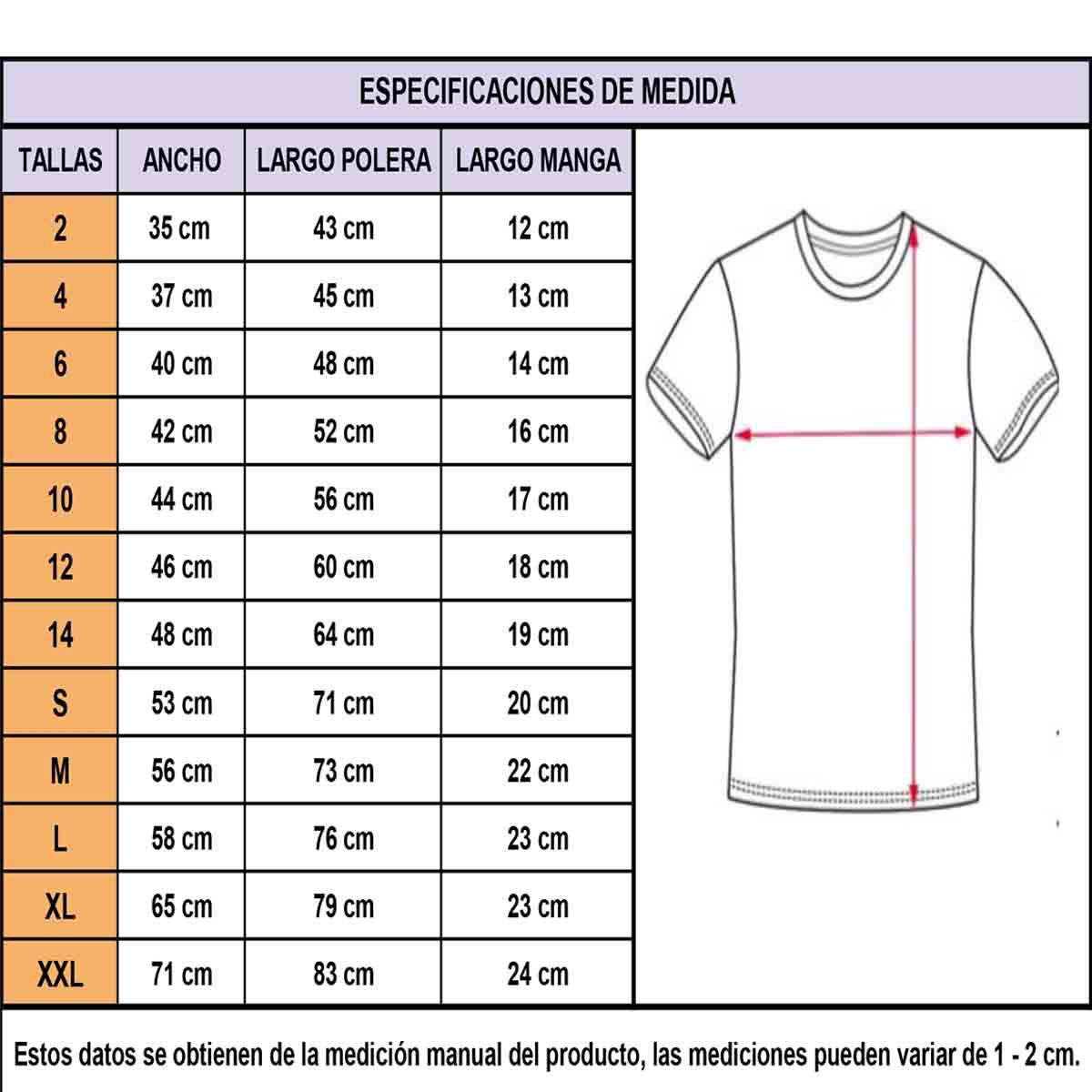 MUNDO TEXTIL - Polera Juvenil Monstruos Adorables D2