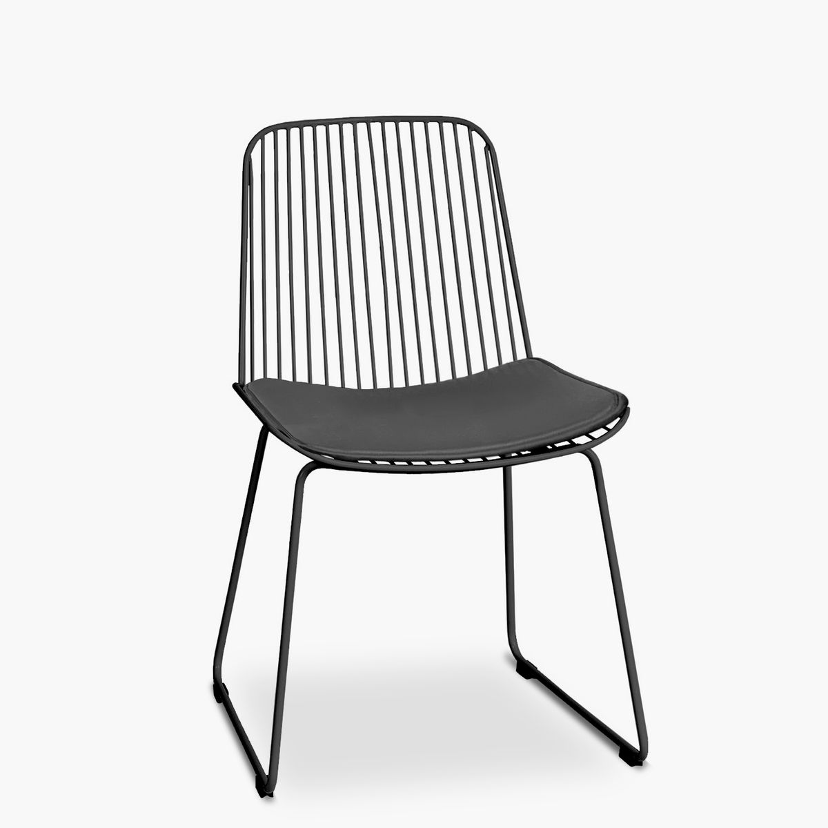 FORM DESIGN - Silla metalica Isabella Negro Form