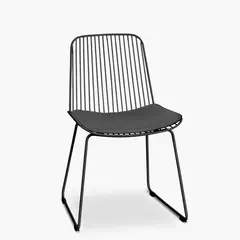 FORM DESIGN - Silla metalica Isabella Negro Form