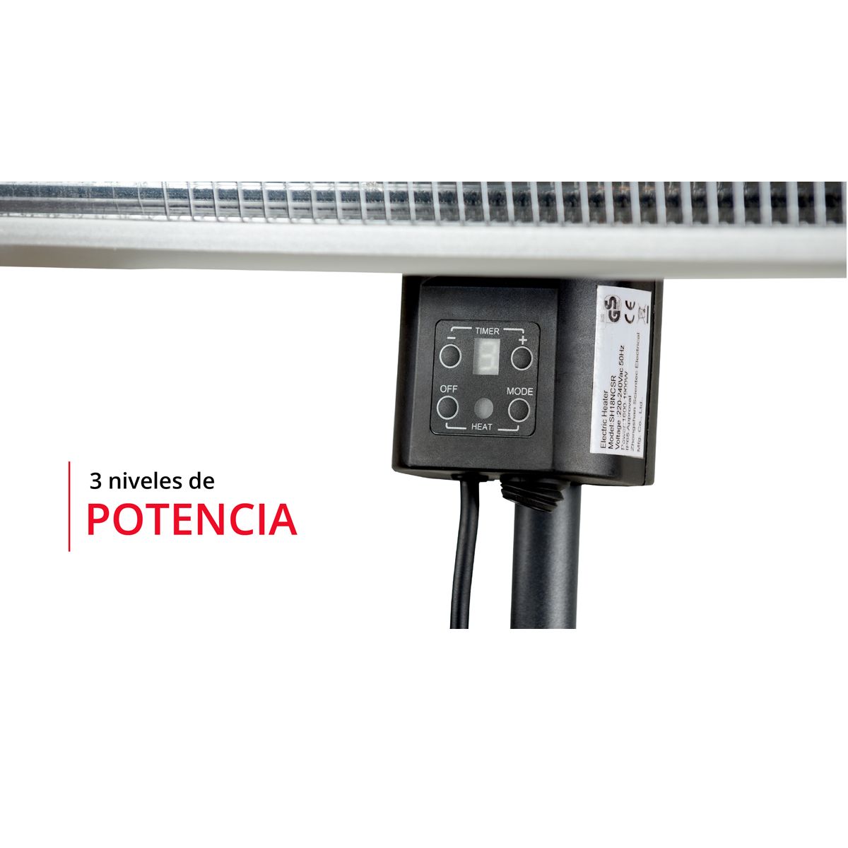 KALTEMP - Estufa Eléctrica Infrarroja Terraza Kaltemp SKY IR…